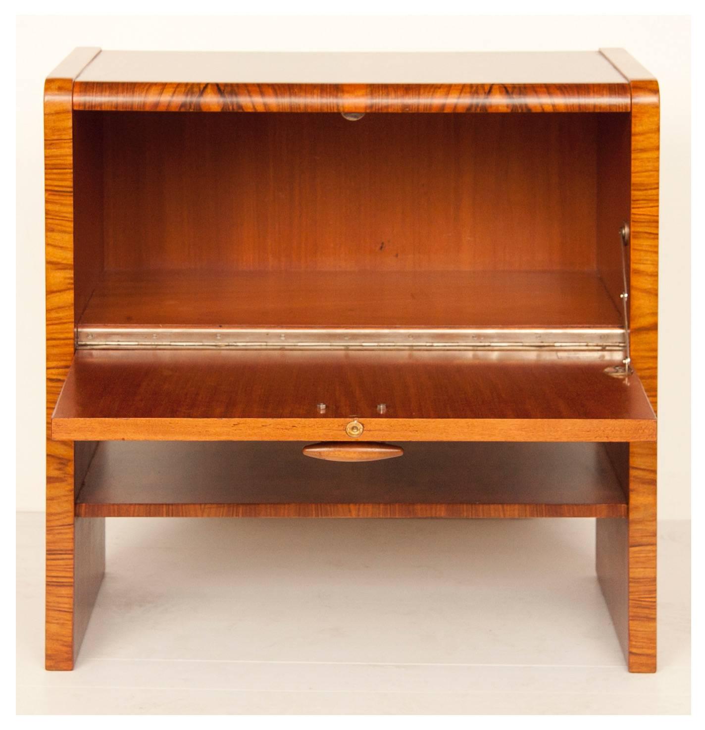 Art Deco Bookcase Cabinet by Jindrich Halabala In Excellent Condition In London, GB