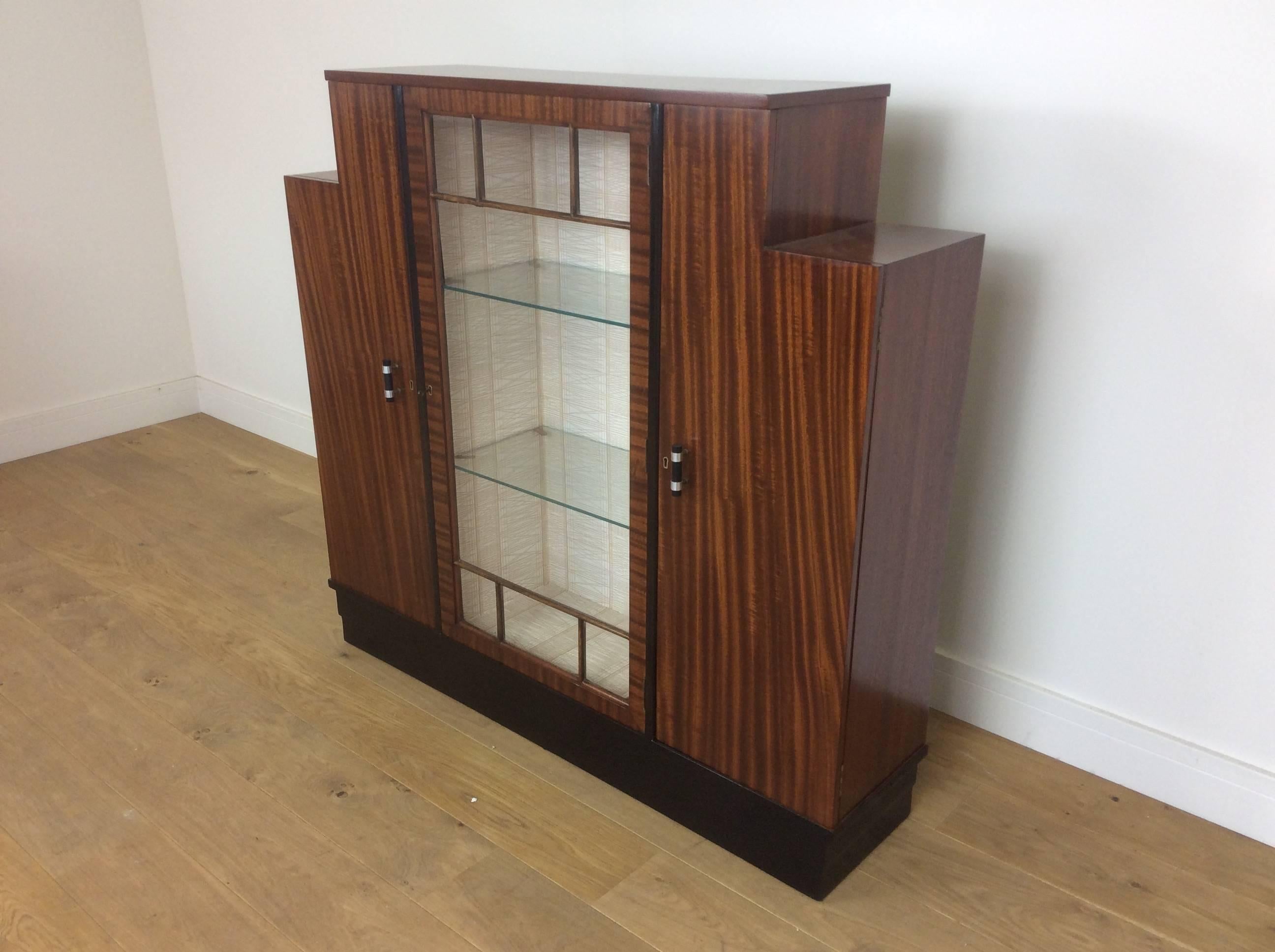 French Art Deco Cabinet in Beautiful Rosewood