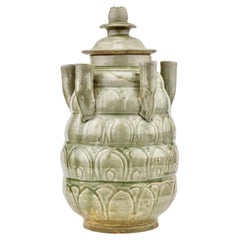 Antique Longquan Celadon Five-Spouted Jar, Northern Song Dynasty (AD 960~1127)