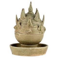 Rare Boshan Incense Burner Yue Celadon, Jin dynasty