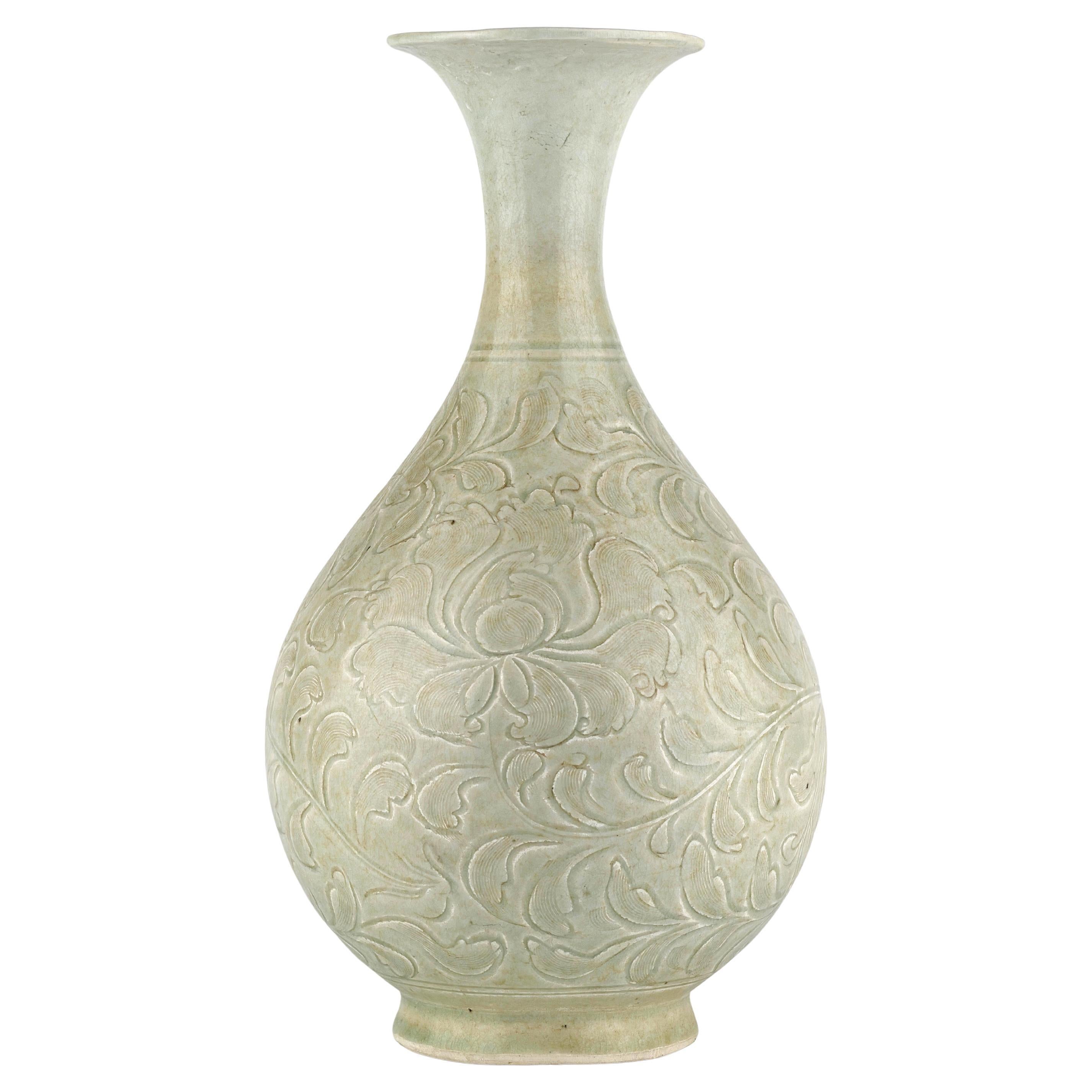 Vaso Qingbai Yuhuchunping Porcellana, dinastia Song