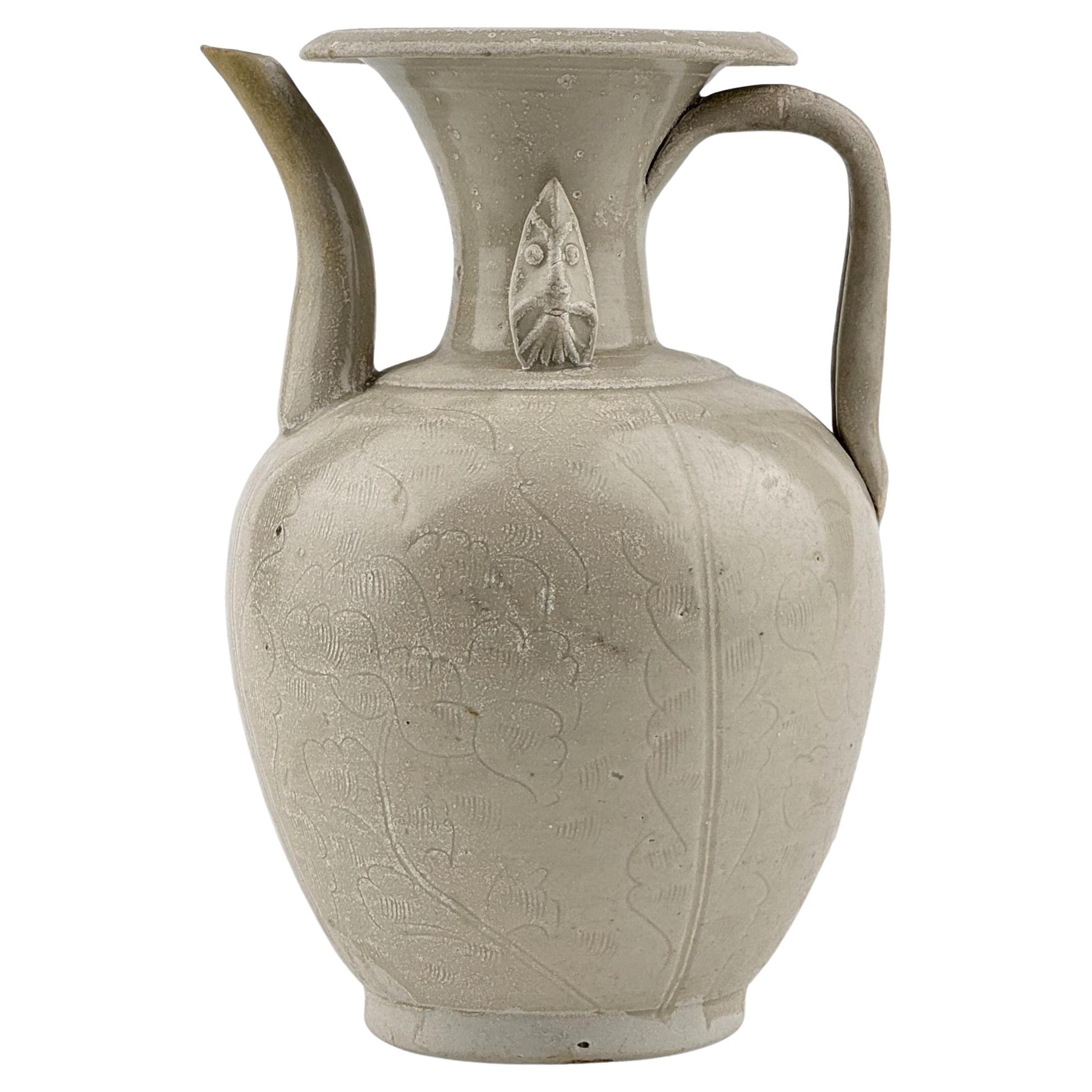 Qingbai Melon form water ewer, Five Dynasties-Northern song dynasty