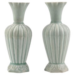 Pair of Qingbai Vases, Song-Yuan Dynasty