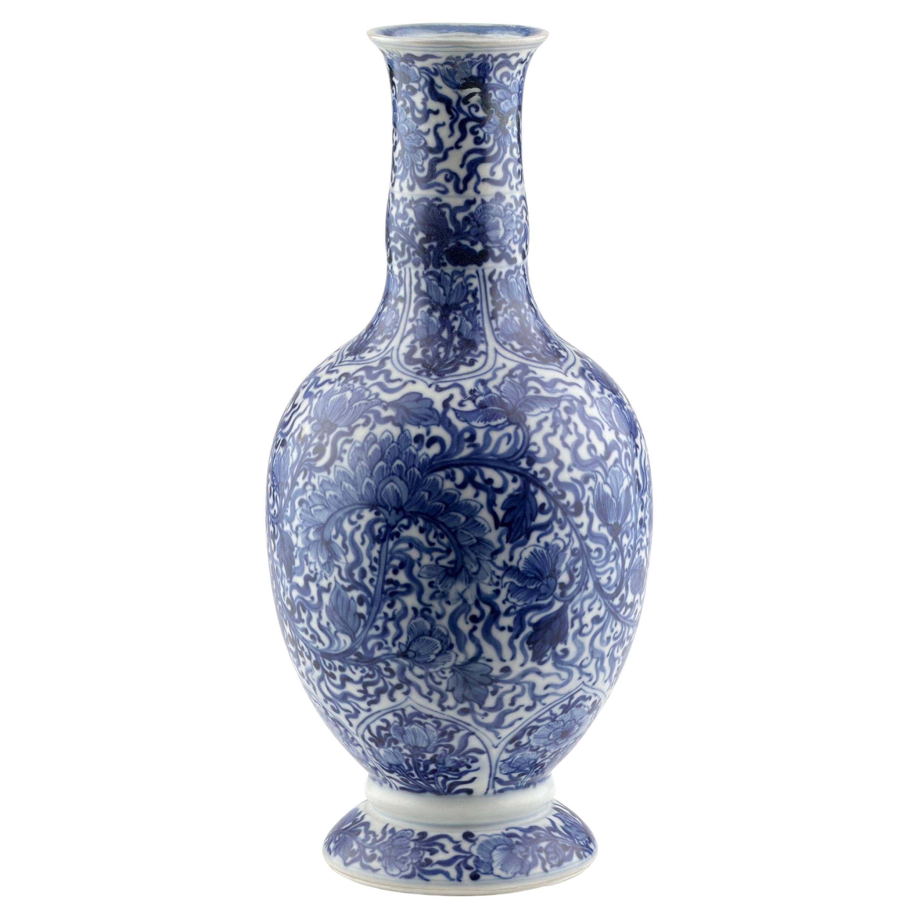 Vaso blu e bianco da nave Vung Tau, dinastia Qing epoca Kangxi, CIRCA 1690