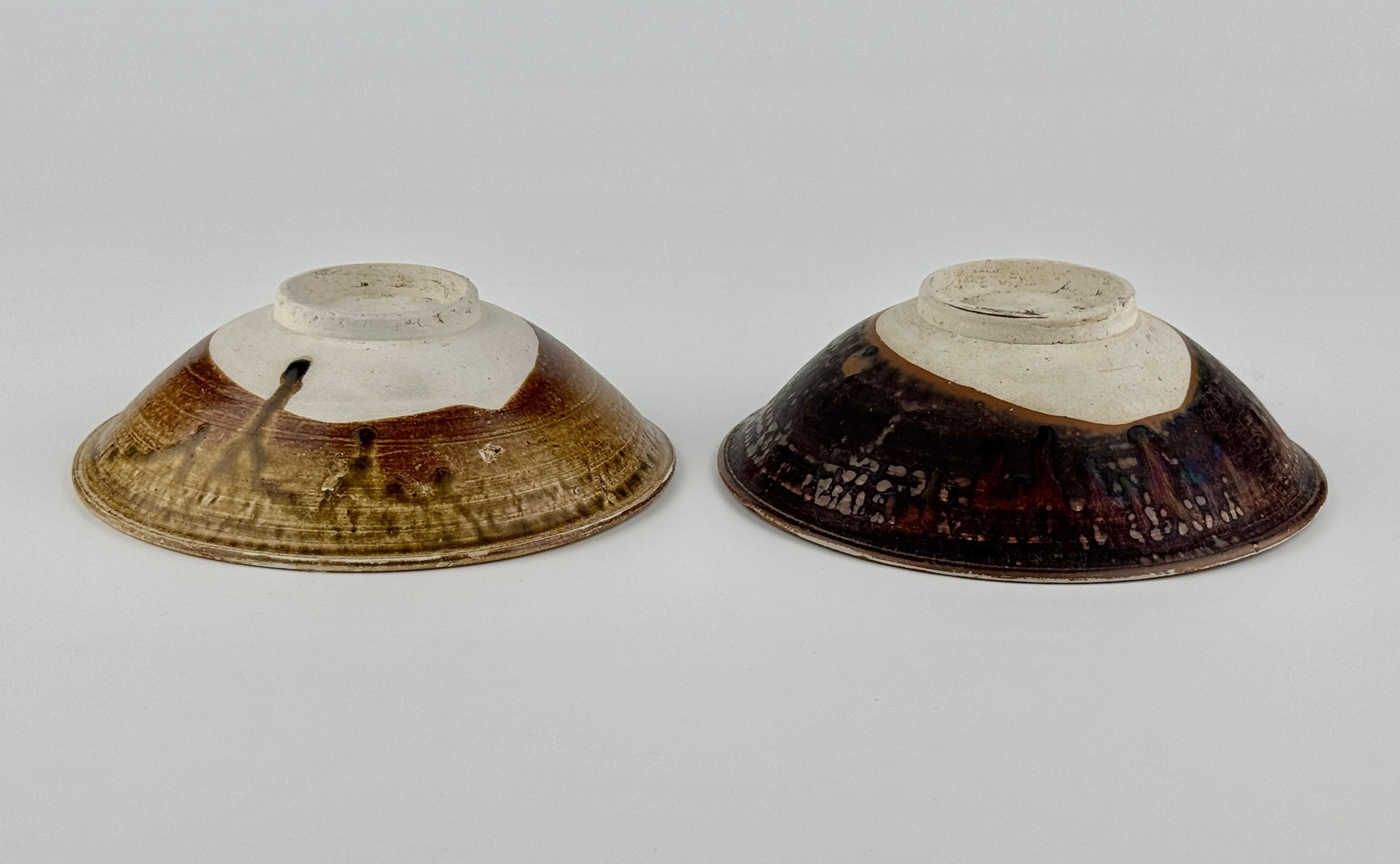 Rare ciotole in gres annamense con smalto marrone-verde, Vietnam, XIV-XV secolo in vendita 4