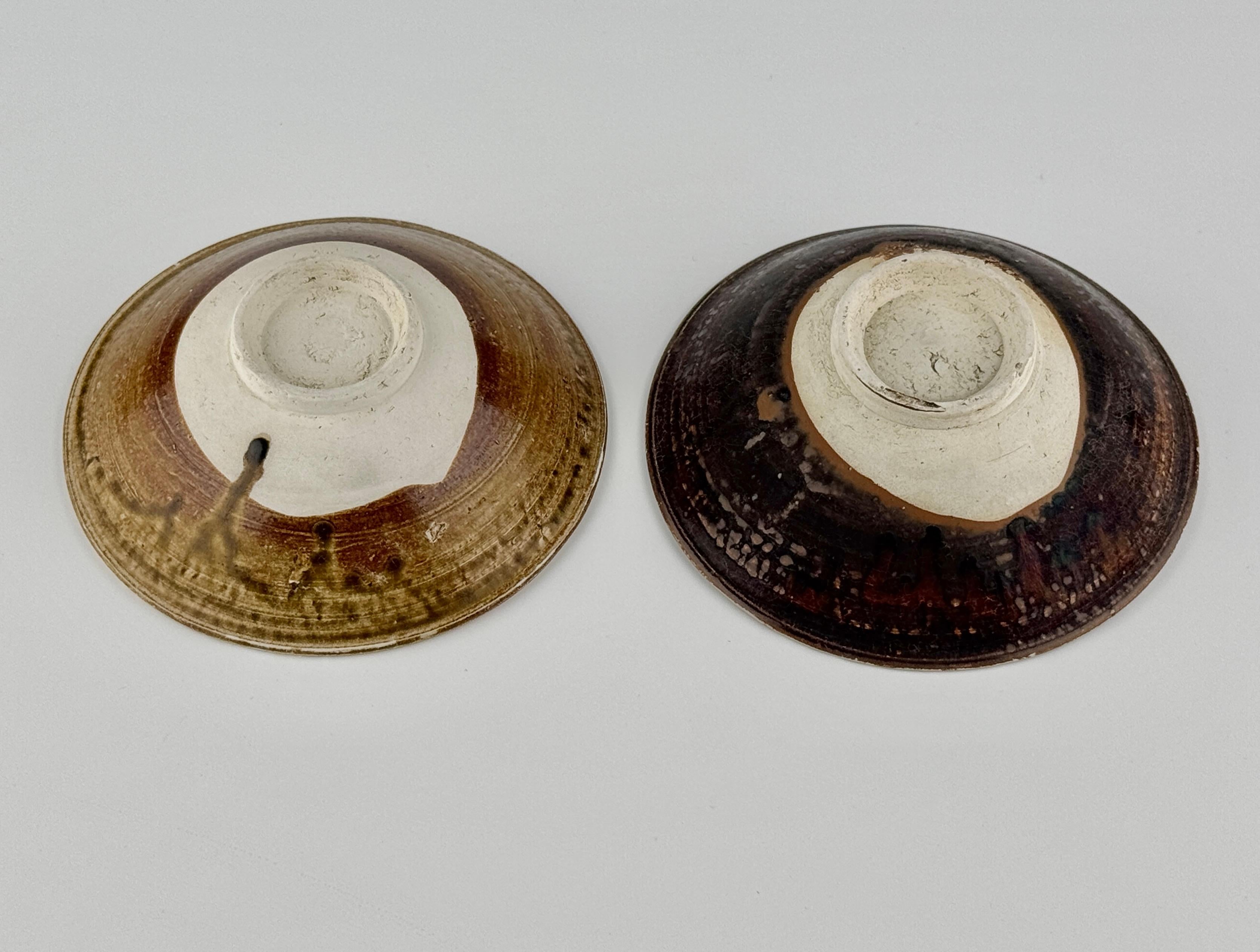 Rare ciotole in gres annamense con smalto marrone-verde, Vietnam, XIV-XV secolo in vendita 5
