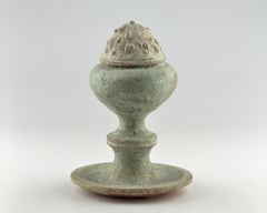 Green Lead-Glazed Pottery Boshan Censer