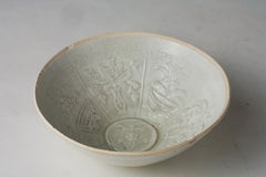Bowl with Hexagonal Radial Floral Design, Song Dynasty