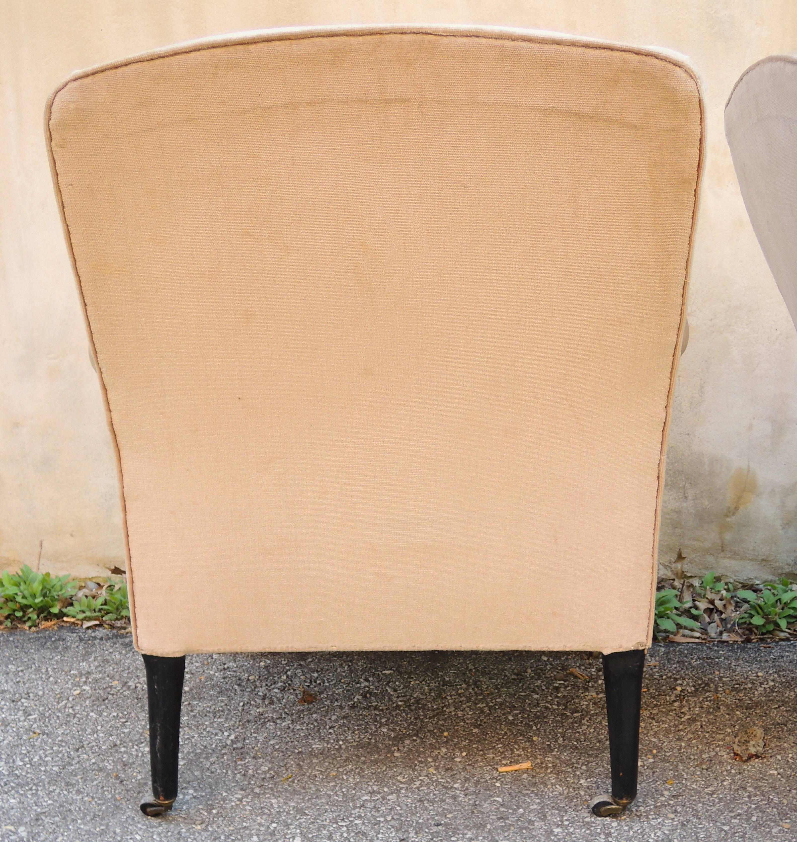 Pair of 19th Century French Napoleon III Armchairs 3