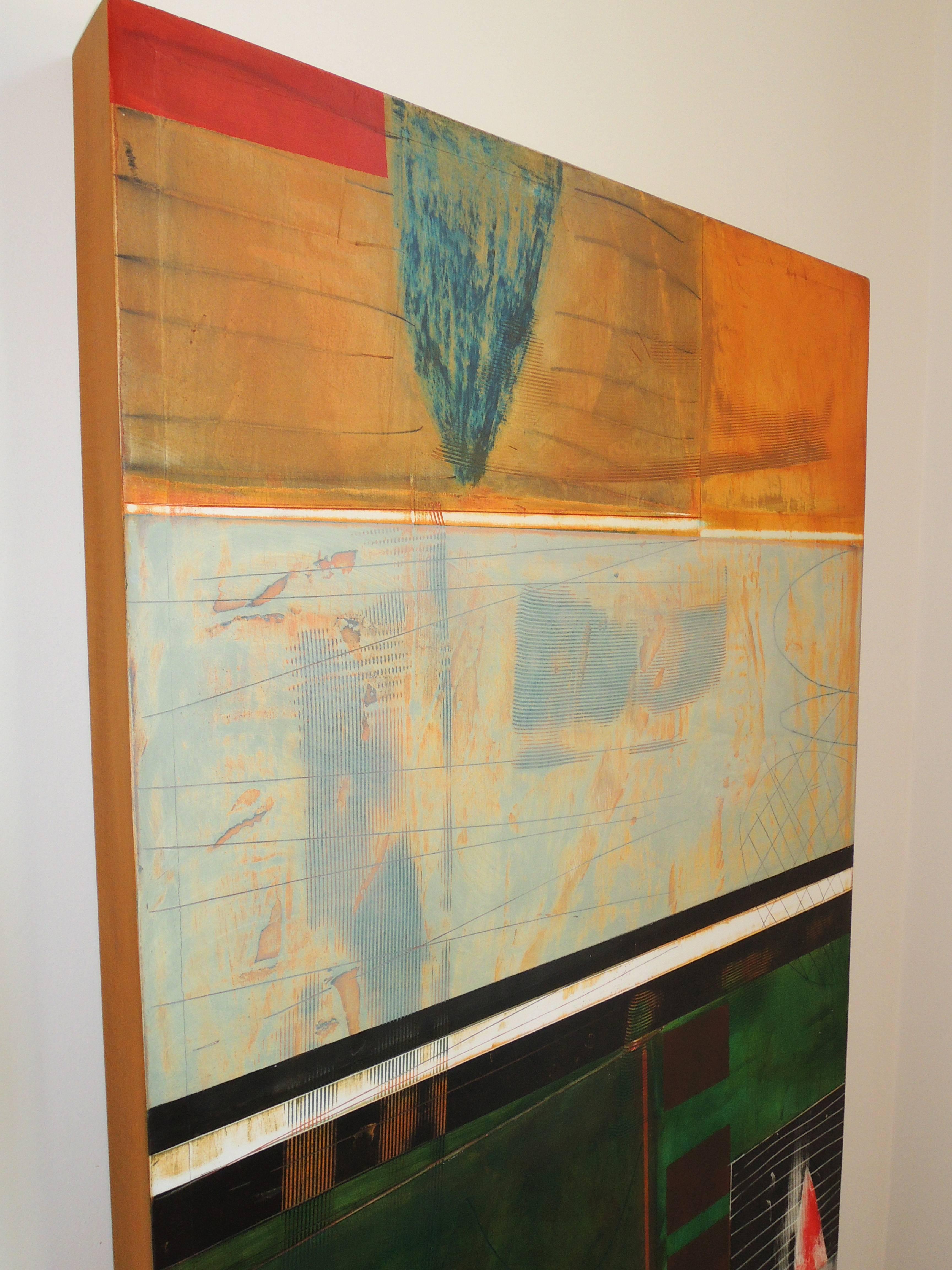 Contemporary Abstract Landscape Painting by Tom Paiement