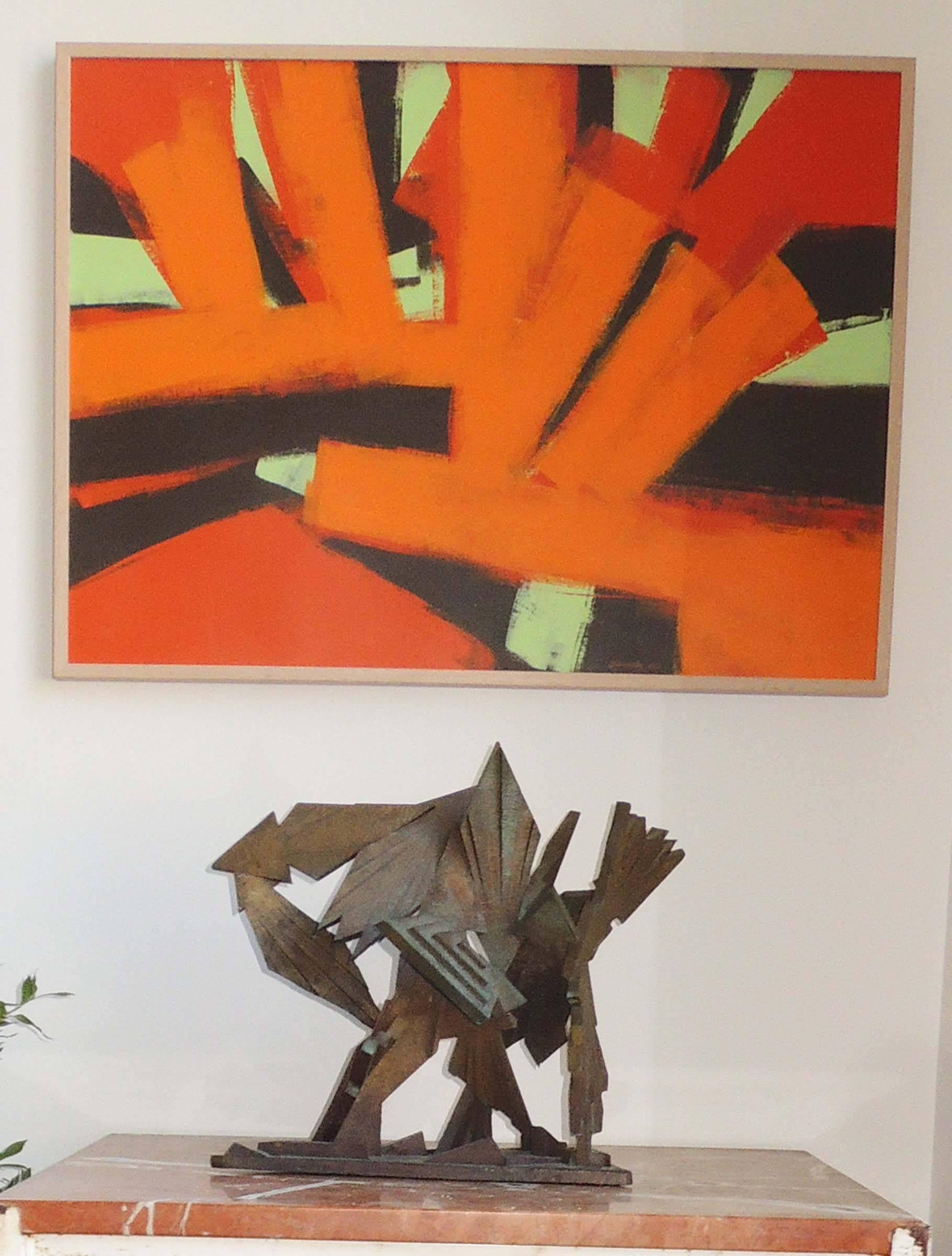 American Abstract Painting by Thomas Yanosky For Sale