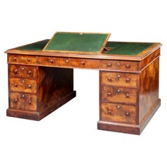 Antique Partners Desk with Provenance