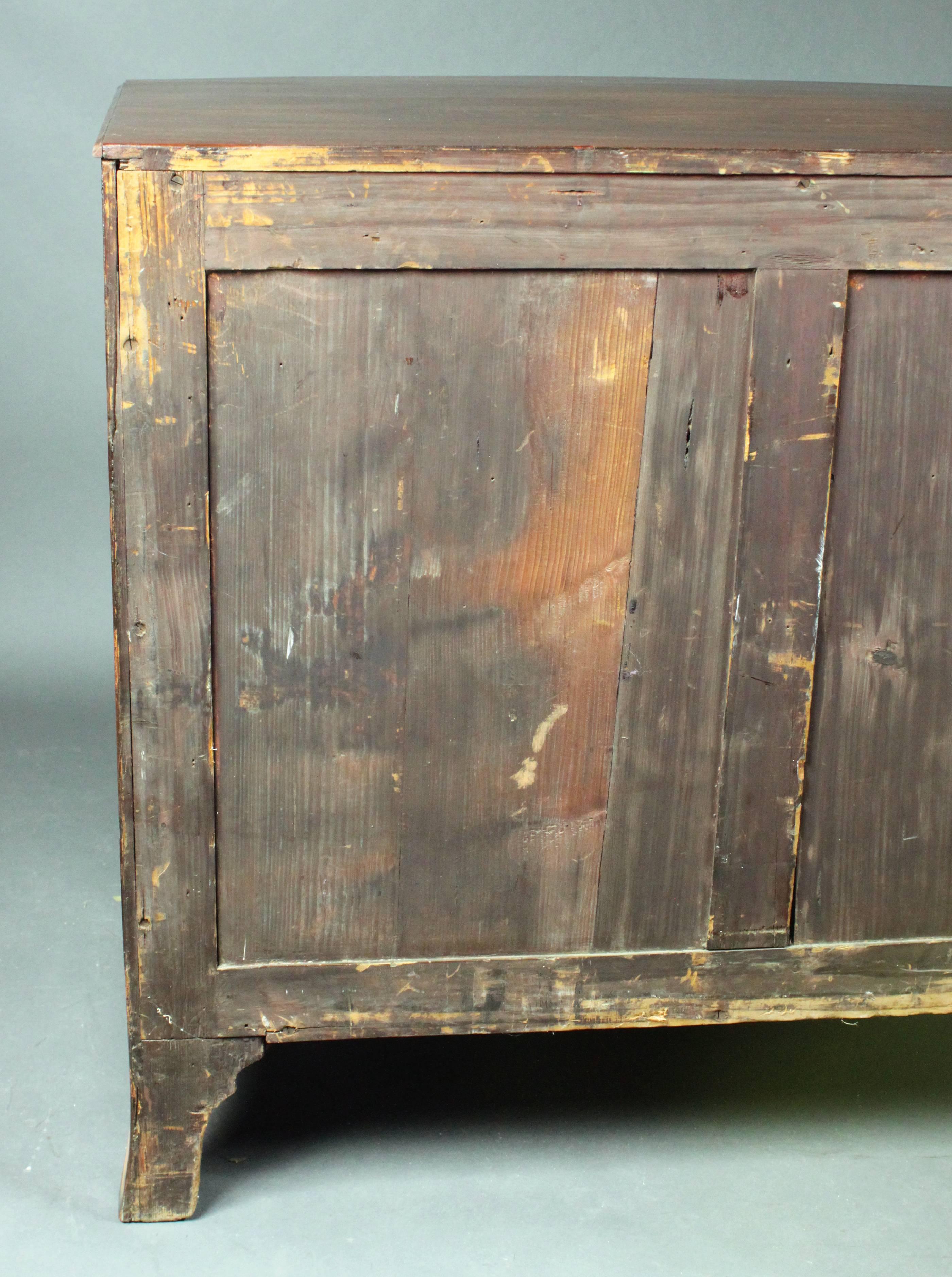 George III Bow Front Chest 1
