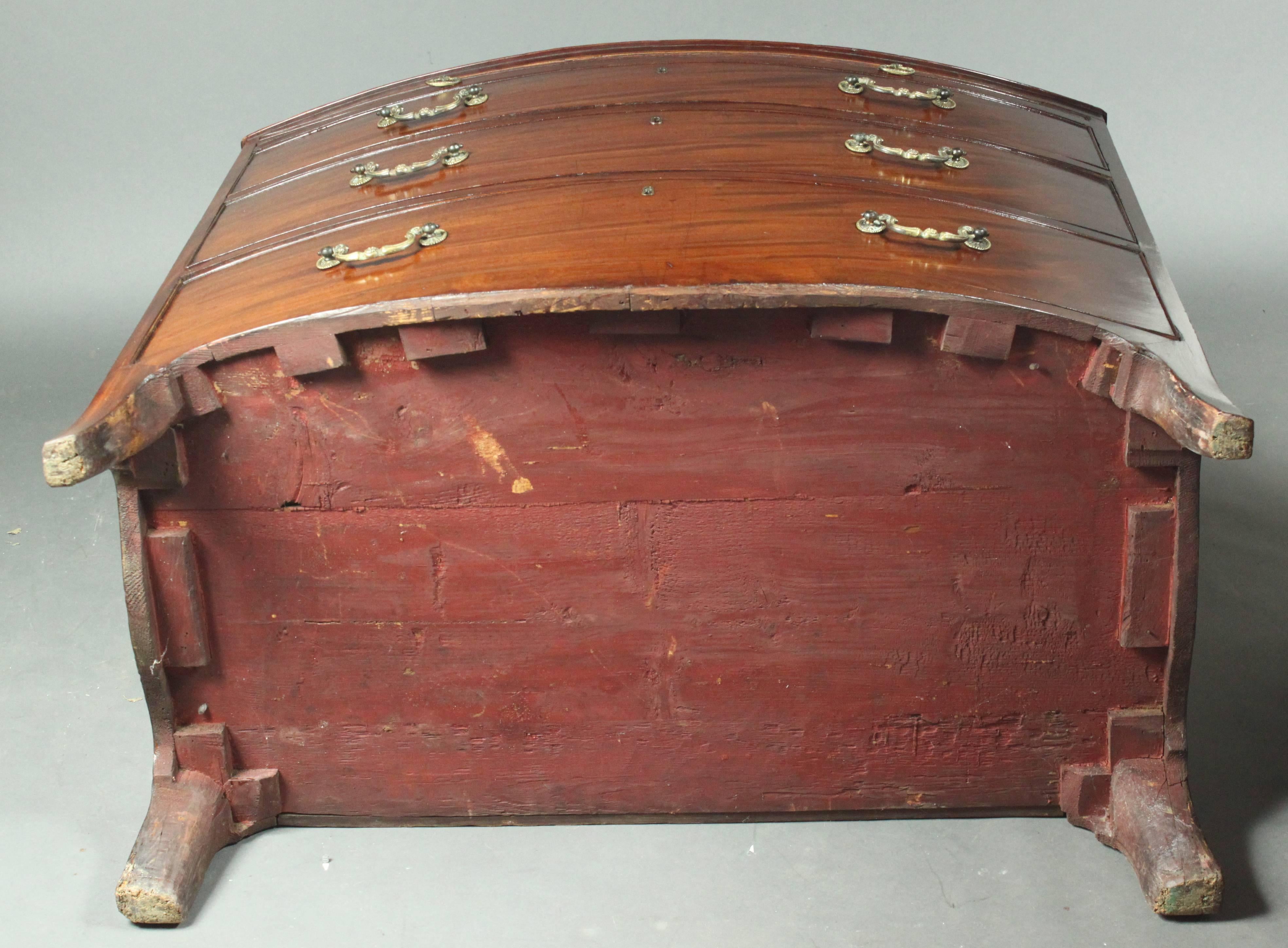 George III Bow Front Chest 3