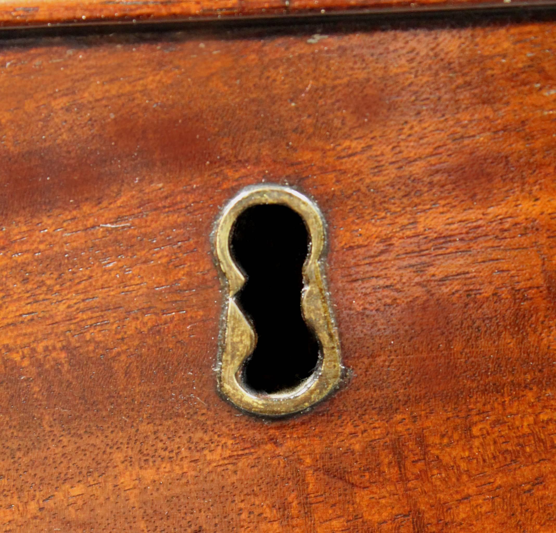 Late 18th Century George III Bow Front Chest