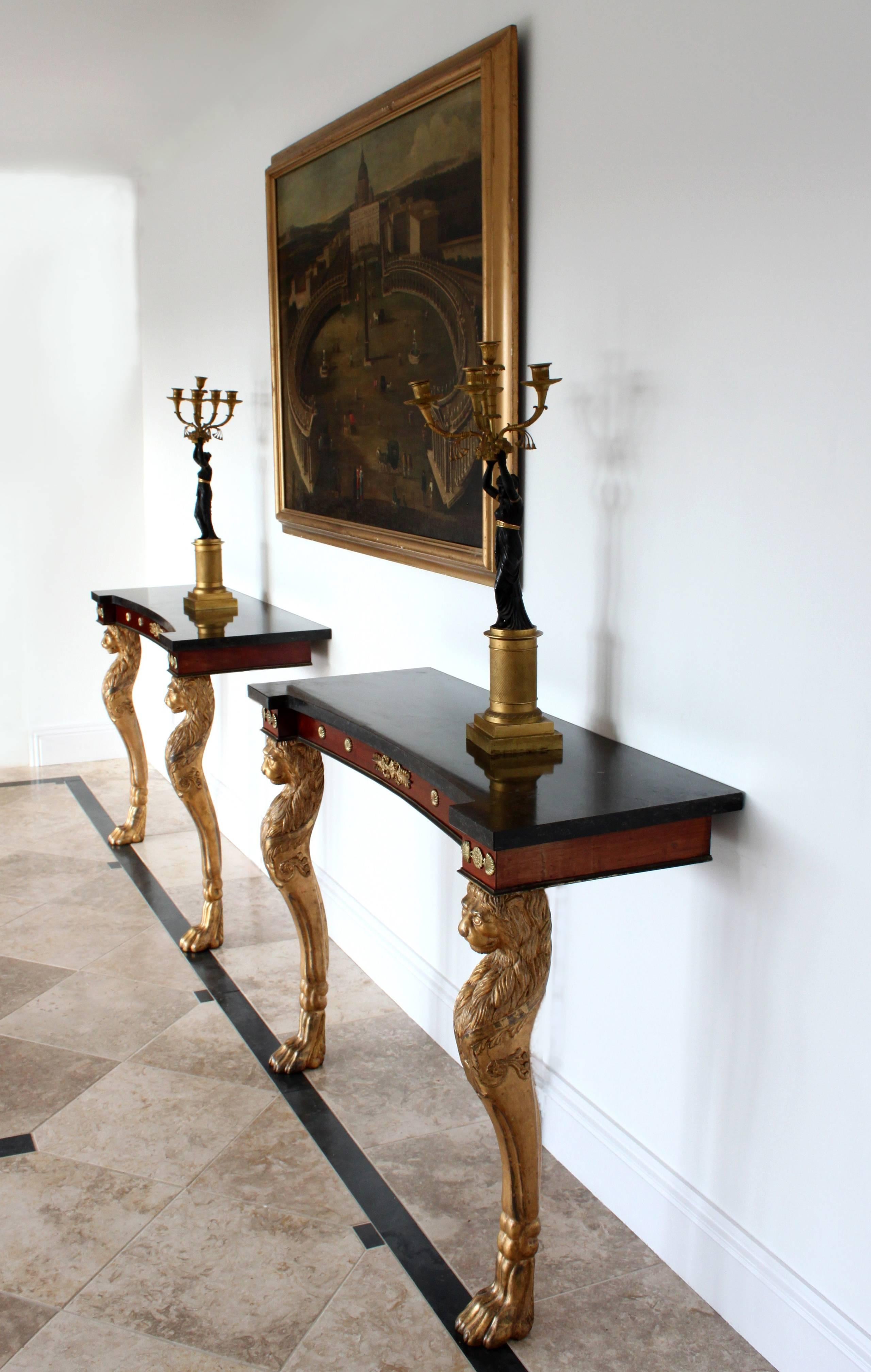 Antique Pair of Console Tables In Good Condition In Bradford-on-Avon, Wiltshire