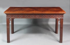 Chippendale Serving Table with a Parquetry Top