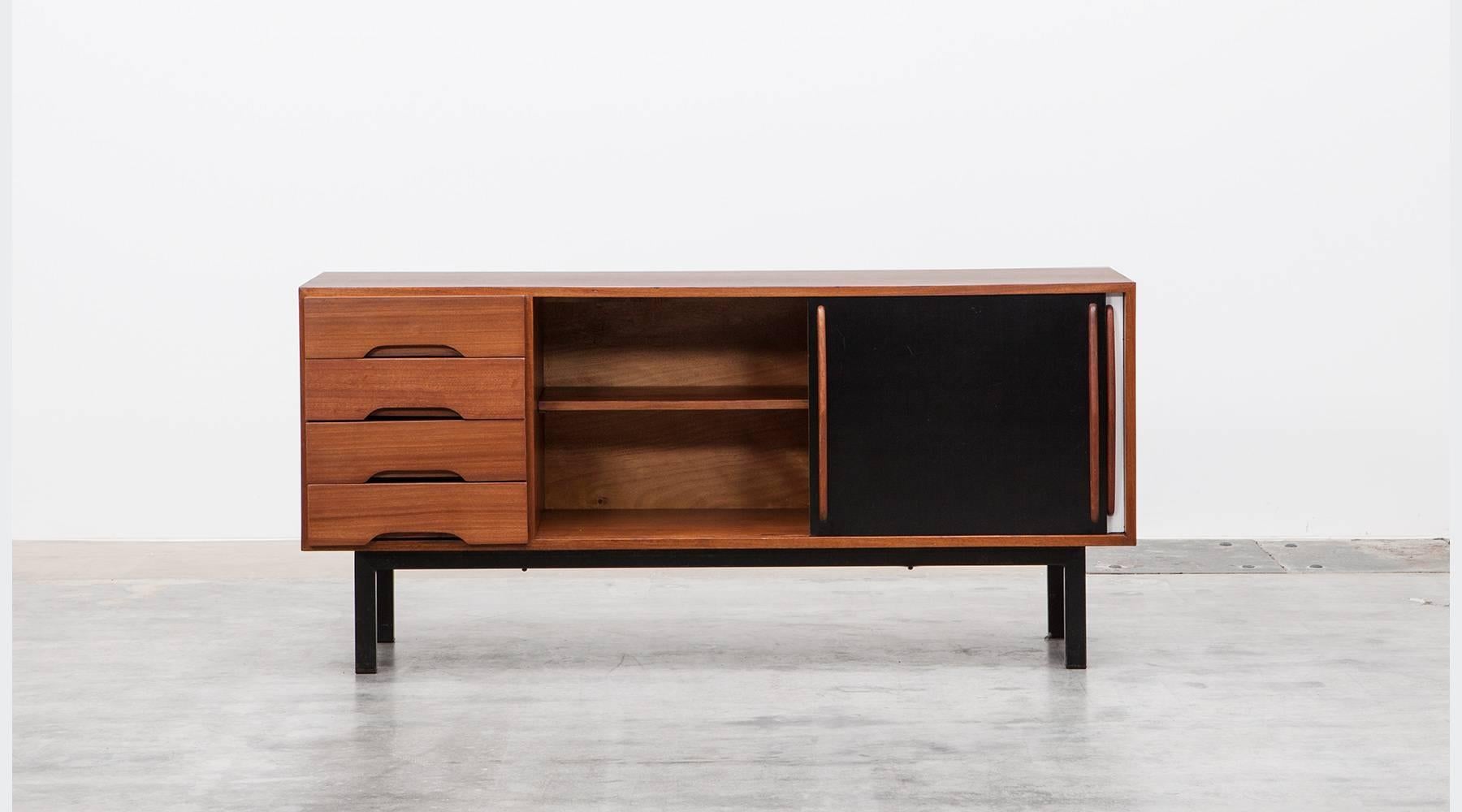 Mid-Century Modern Charlotte Perriand Sideboard in Mahogany 'c'