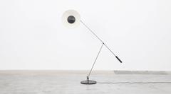 1950s Black Lacquered Floor Lamp by Rosmarie & Rico Baltensweiler 'a'