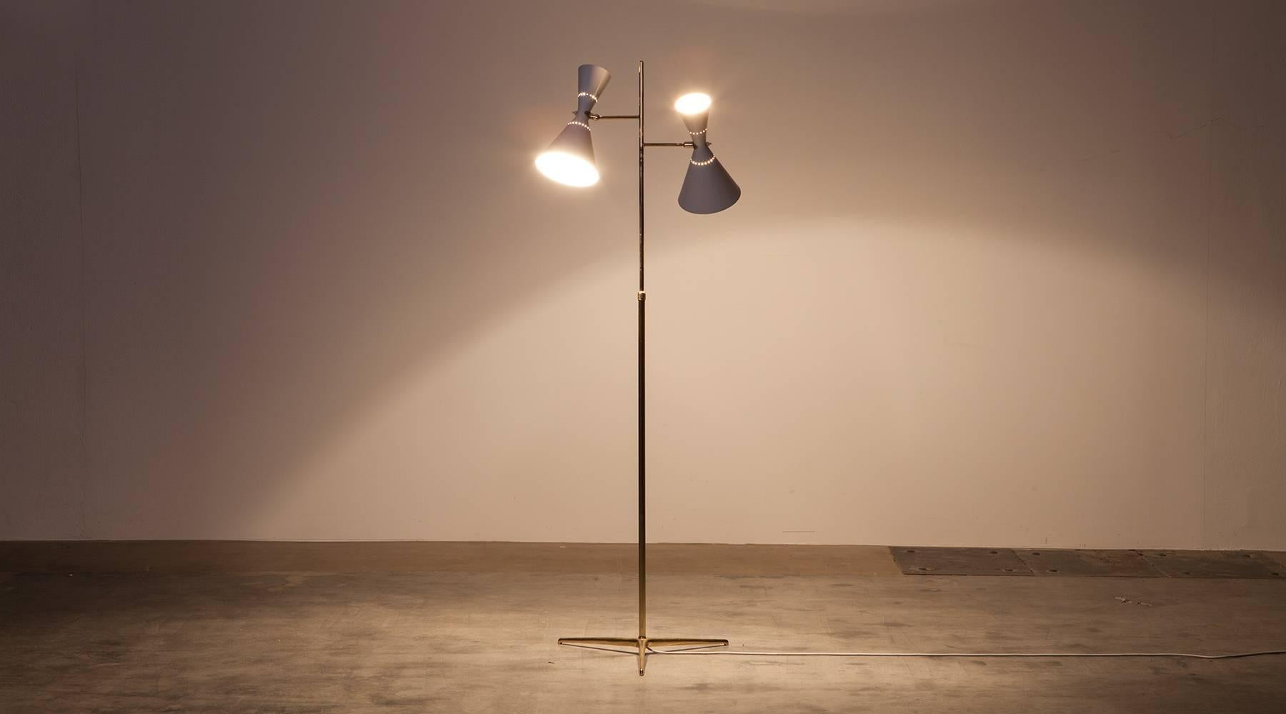 Mid-Century Modern Baumann Kölliker Floor Lamp