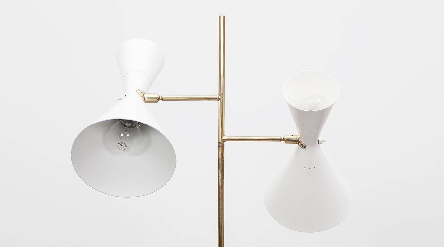 Lacquered Baumann Kölliker Floor Lamp