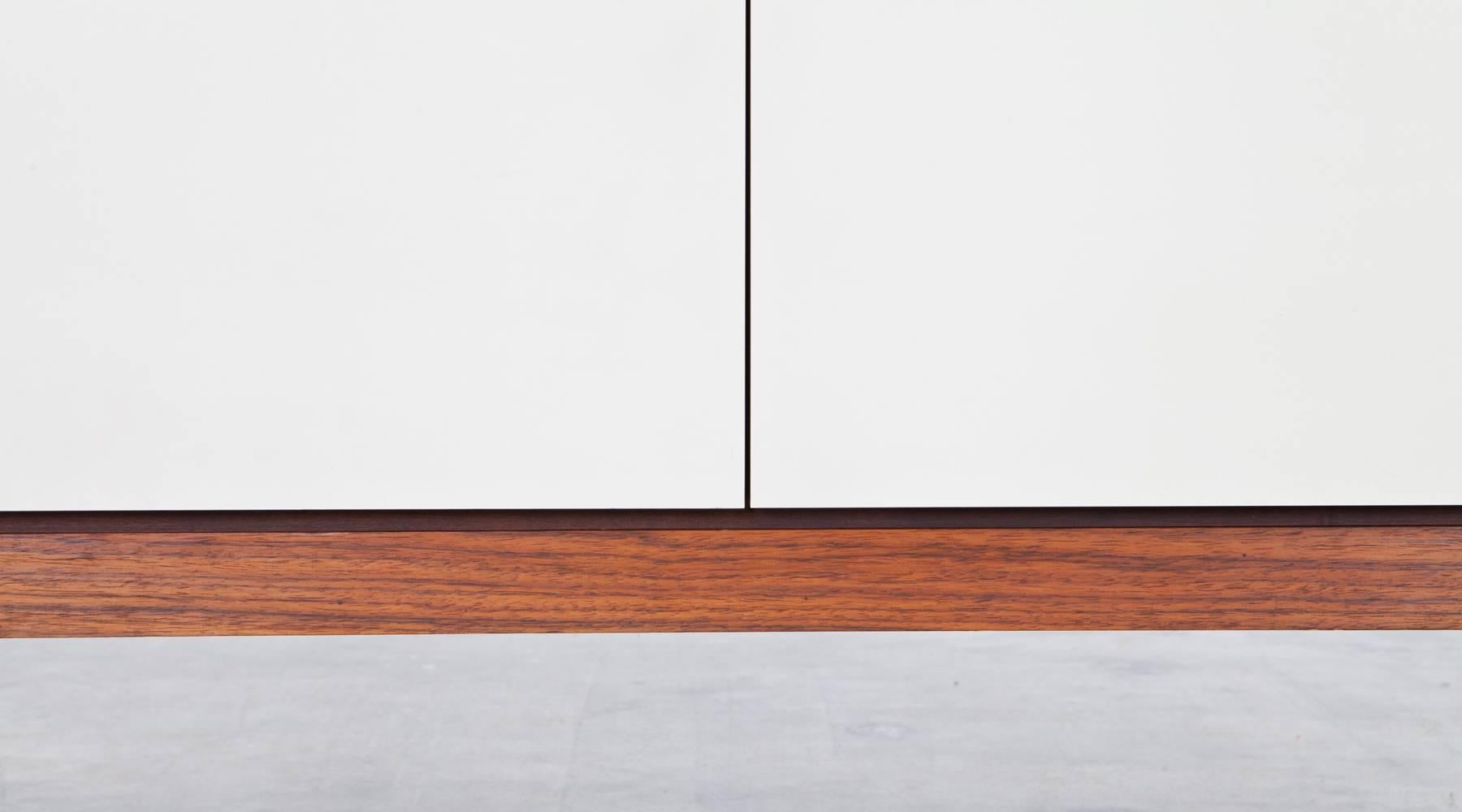 Laminate Antoine Philippon and Jacqueline Lecoq Sideboard White with Two Doors