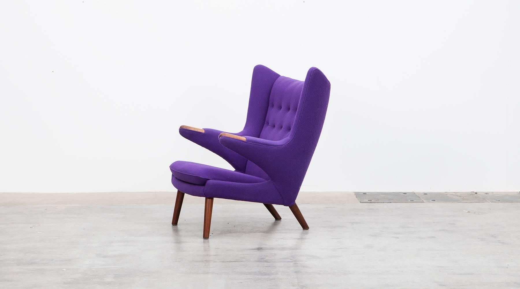 Mid-Century Modern Hans Wegner Papa Bear Chair 'a' 
