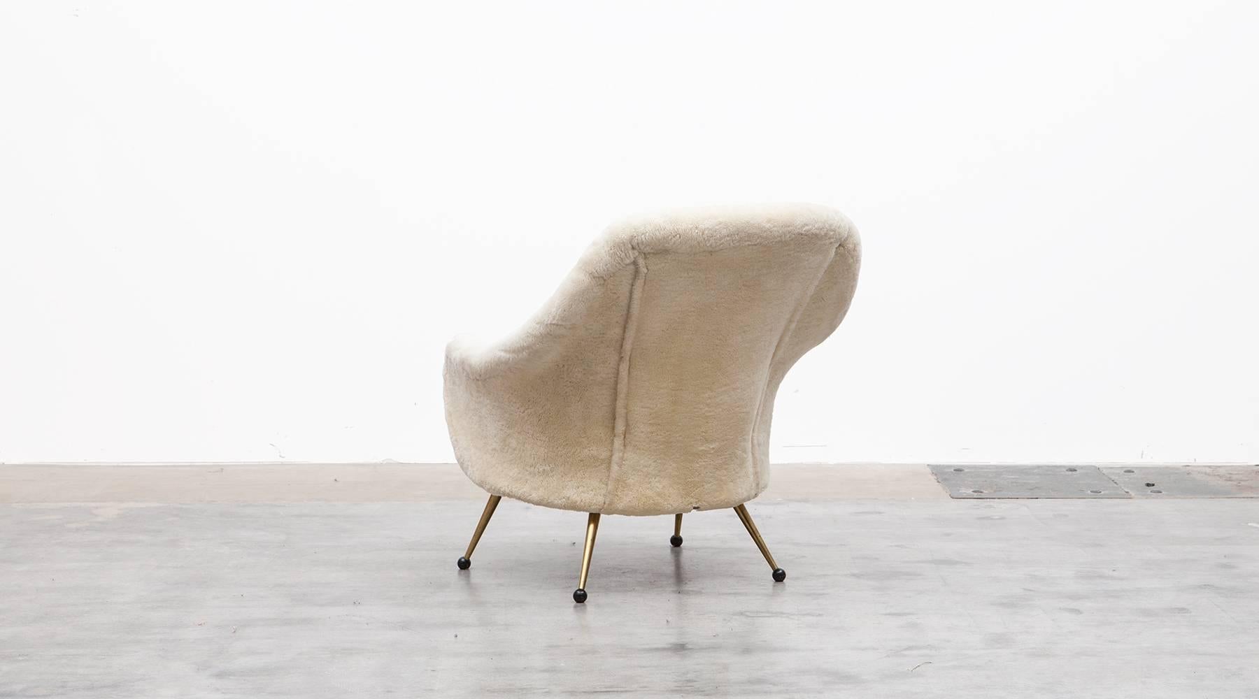 Italian Rare Marco Zanuso Martingala Lounge Chair