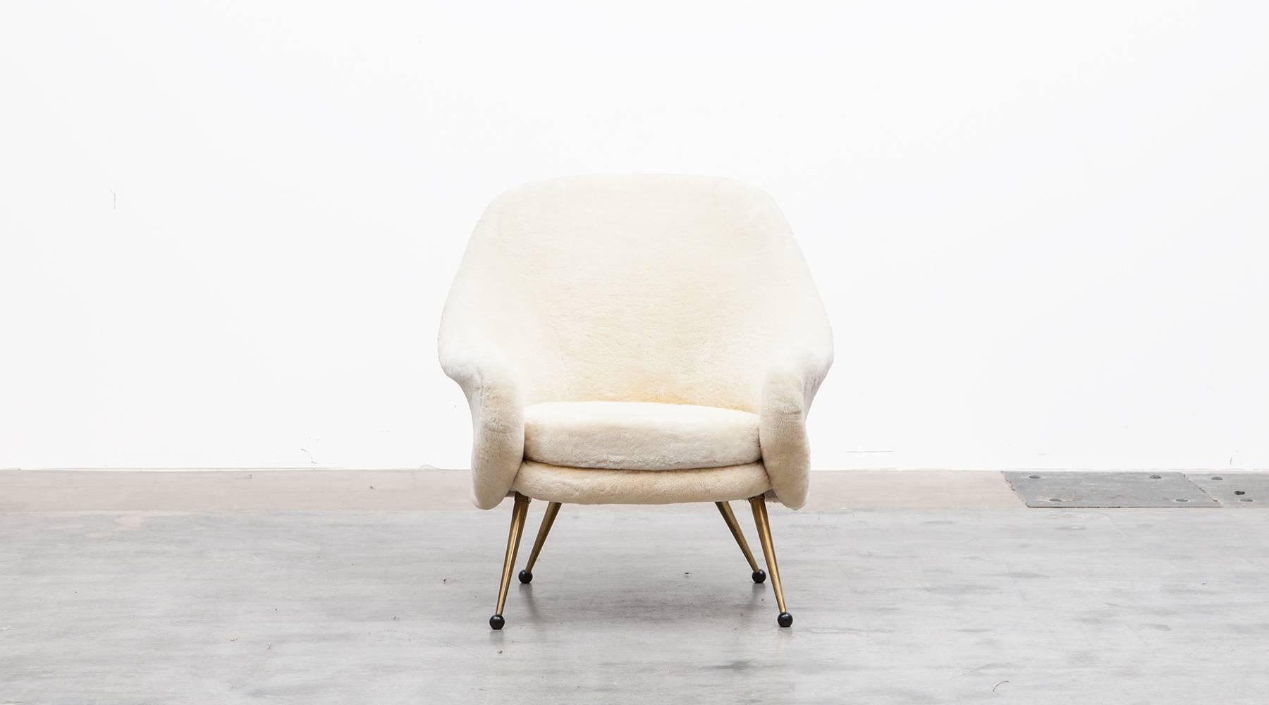 Mid-20th Century Rare Marco Zanuso Martingala Lounge Chair