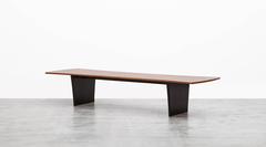1950´s brown wooden Coffee Table by Harvey Probber
