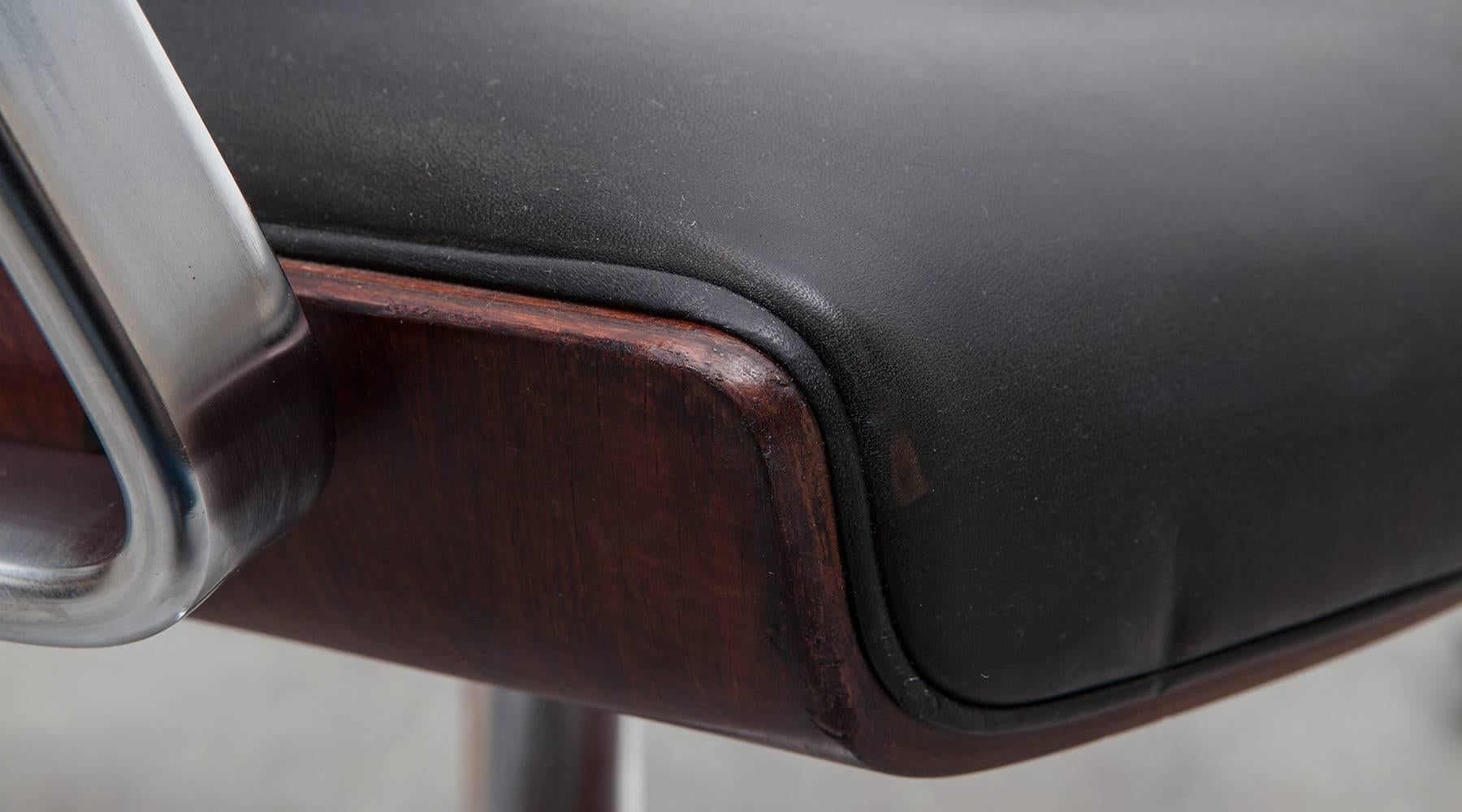 Steel Fabricius/Kastholm Swivel Chair 'b'