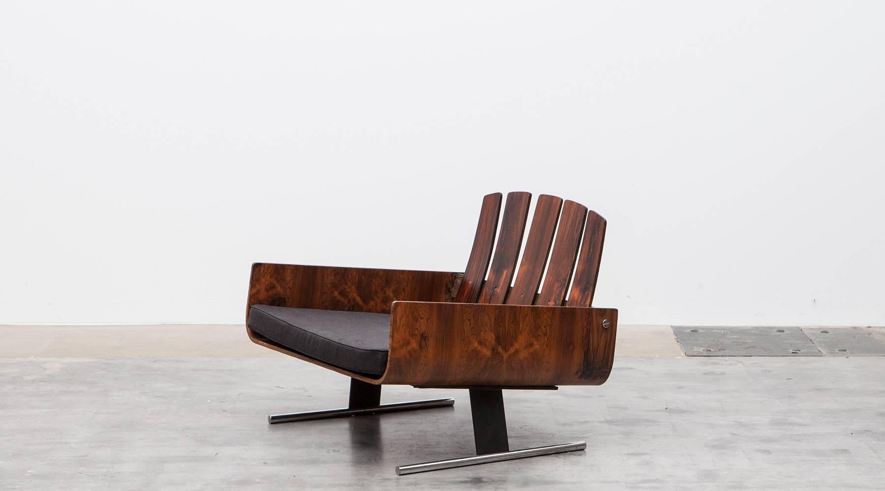 Brazilian Pair of Jorge Zalszupin Lounge Chairs  * NEW UPHOLSTERY *