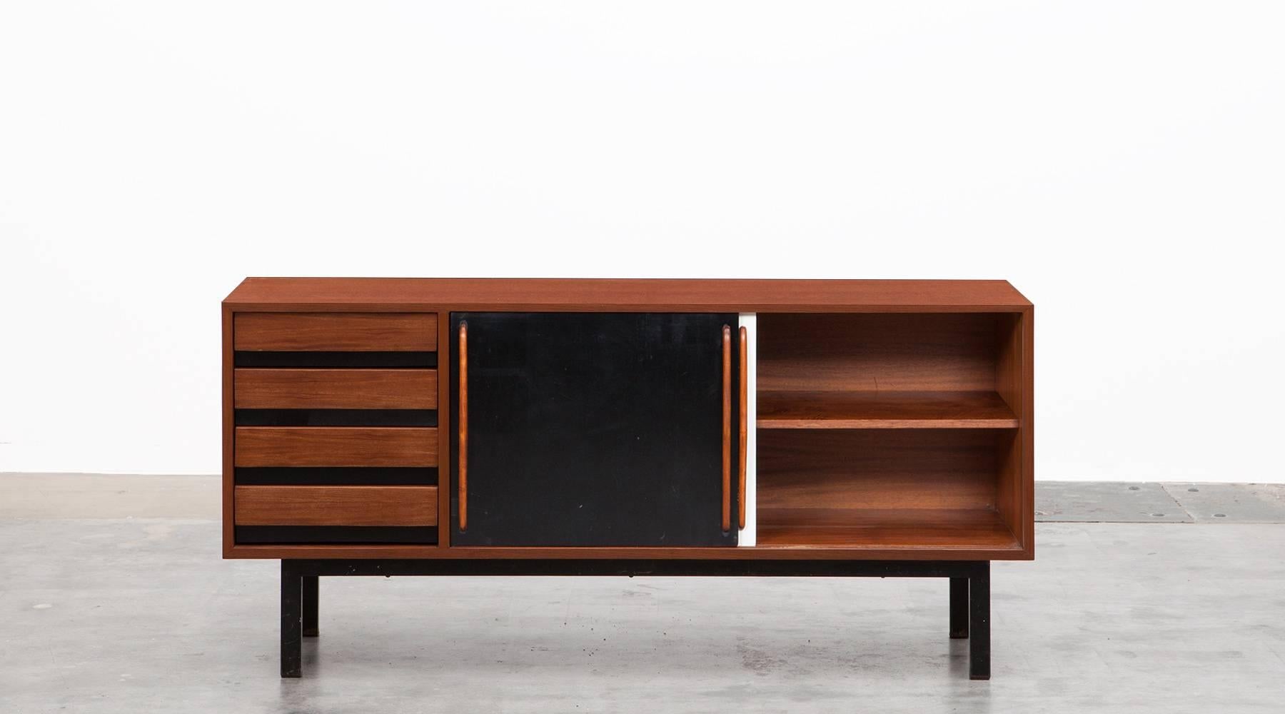 Mid-Century Modern Charlotte Perriand Sideboard in Mahogany 'f'