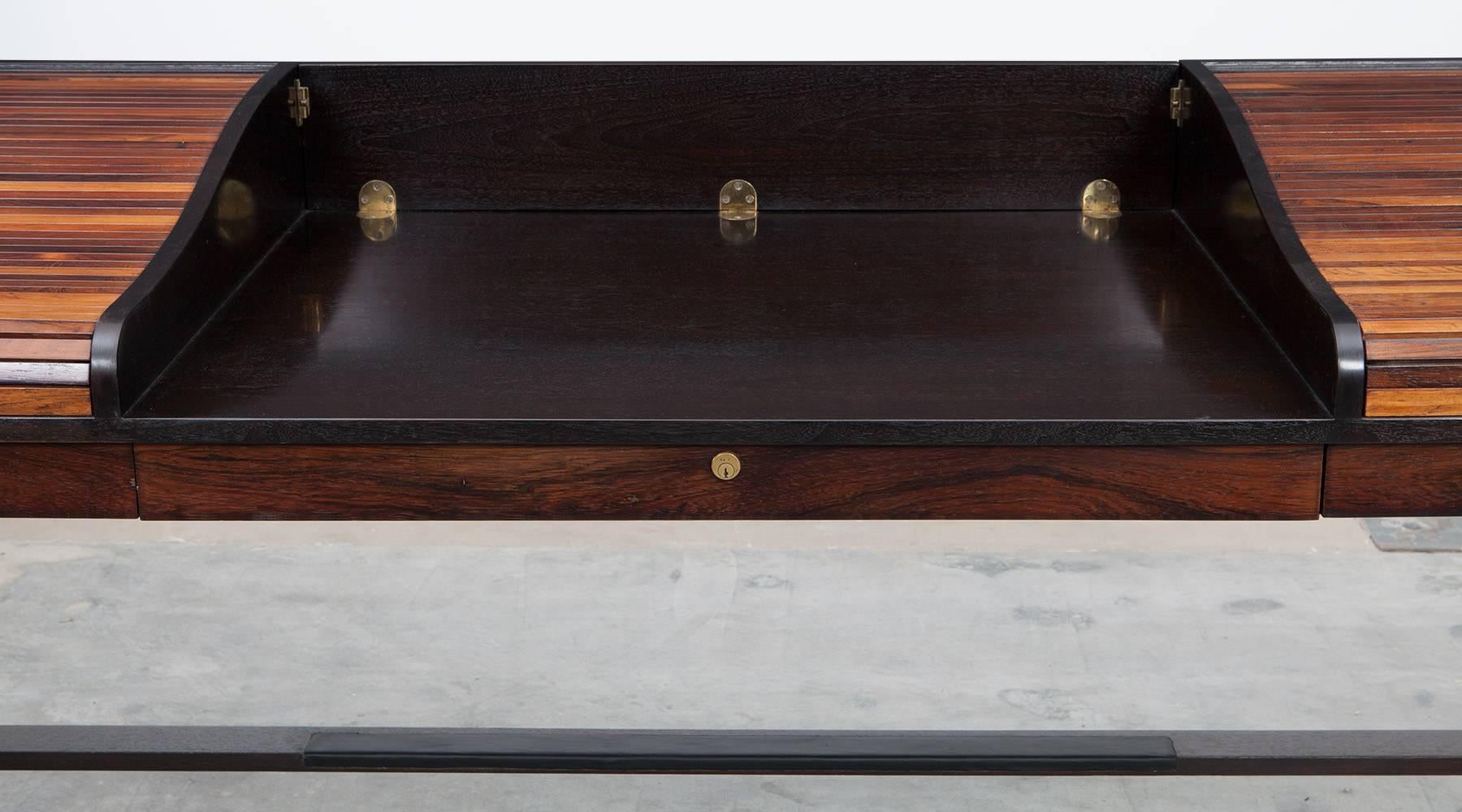 Mid-20th Century 1960´s brown wooden Desk by Edward Wormley 'b' For Sale