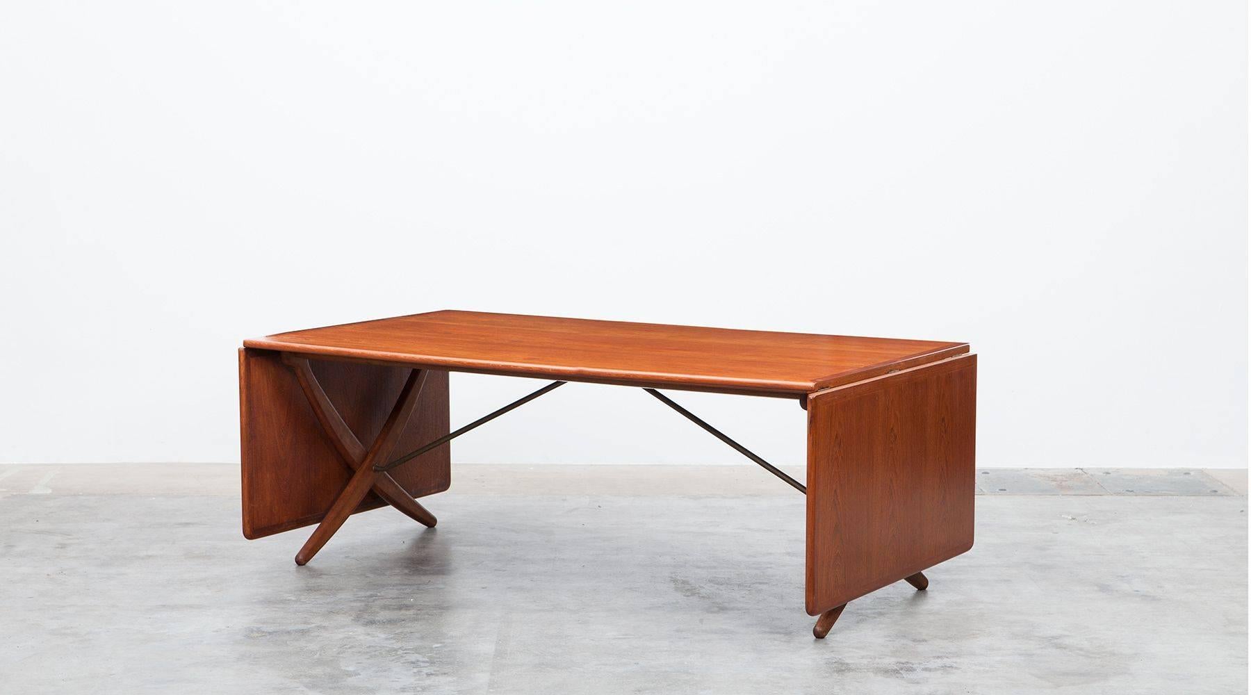 Mid-Century Modern Hans Wegner Folding Dining Table For Sale