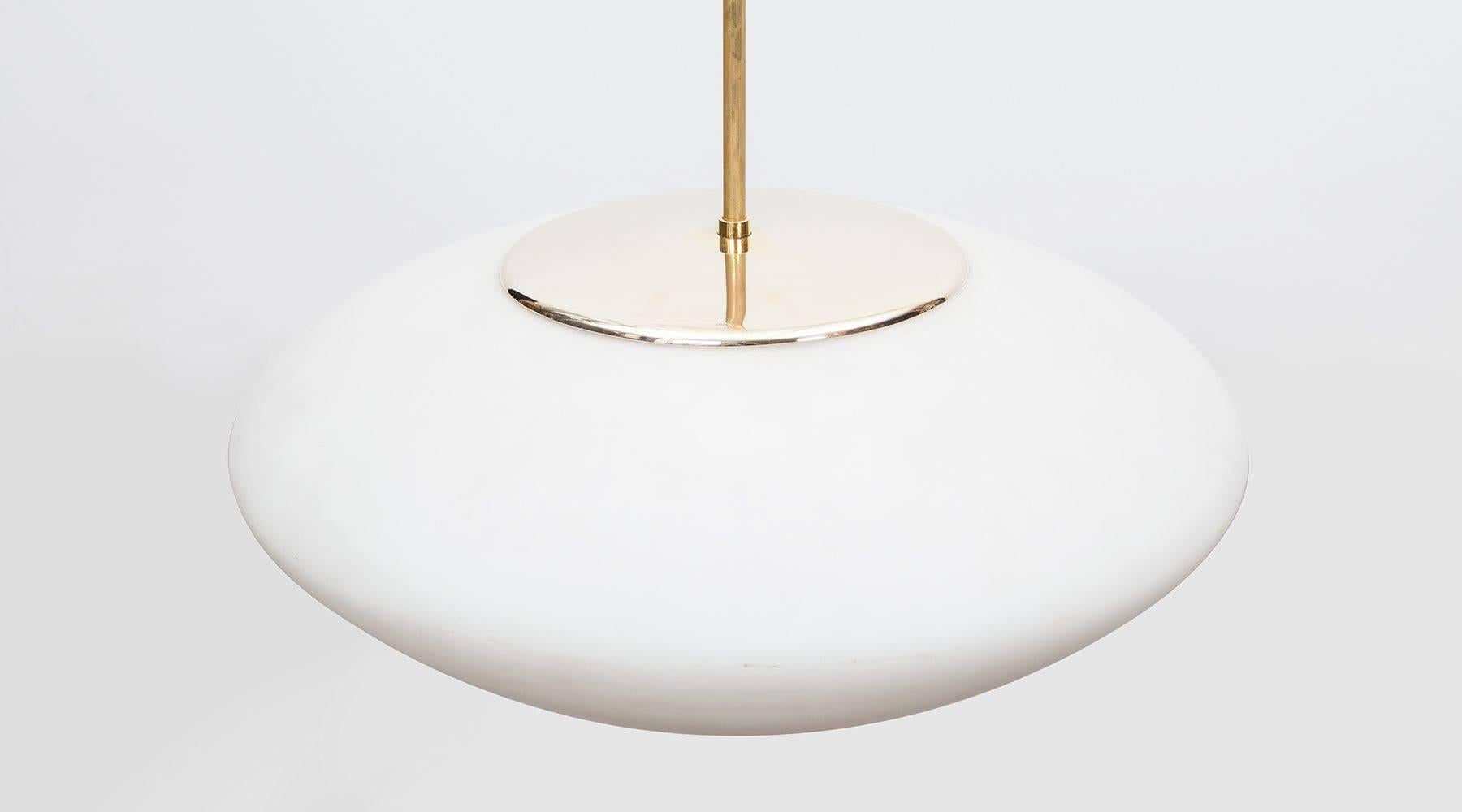 Finnish Pair of Lisa Johansson-Pape Ceiling Lamps 'a' For Sale