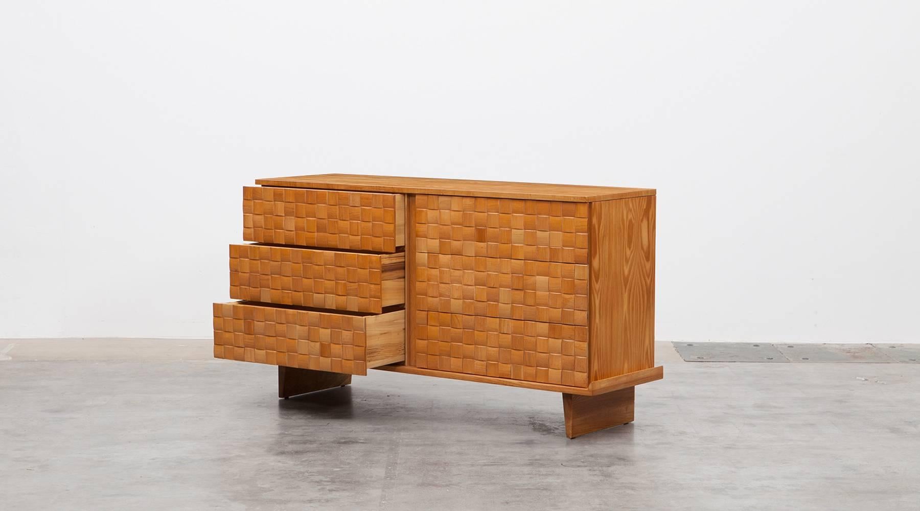 Mid-Century Modern Rare 1950s Brown Ash Cabinet by Paul Laszlo