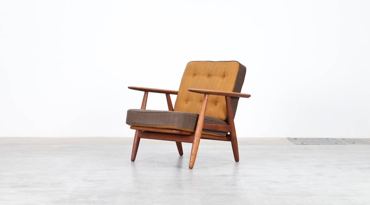 Danish Rare Couple of Hans Wegner Lounge Chairs