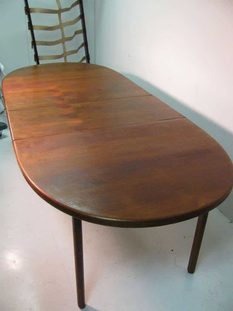oval danish dining table