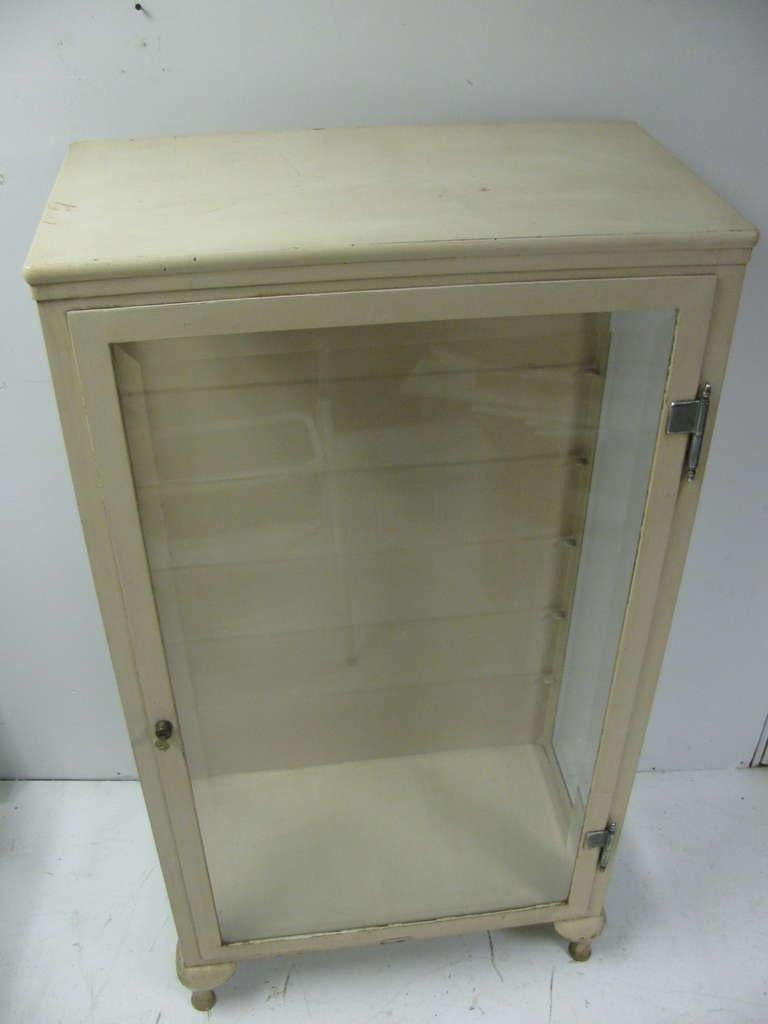 American Cast Iron Doctors Medical Storage Cabinet