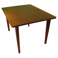 Retro Late 20th Century Modern Custom-Made Oak Table