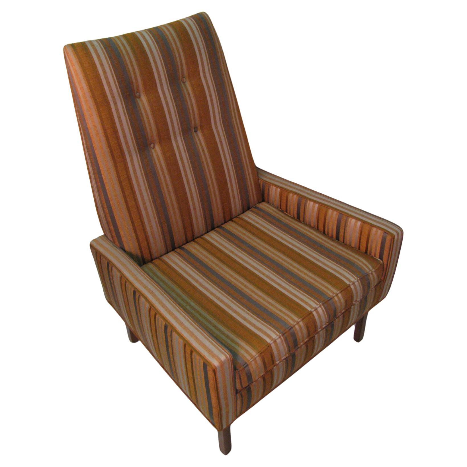 Mid-Century Modern Lounge Armchair Style of Jens Risom In Good Condition For Sale In Port Jervis, NY