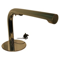 Mid Century Modern Bent Chrome Tube Table Desk Lamp Richard Sonneman
