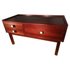Mid-Century Modern Danish Rosewood Three-Drawer Side End Table