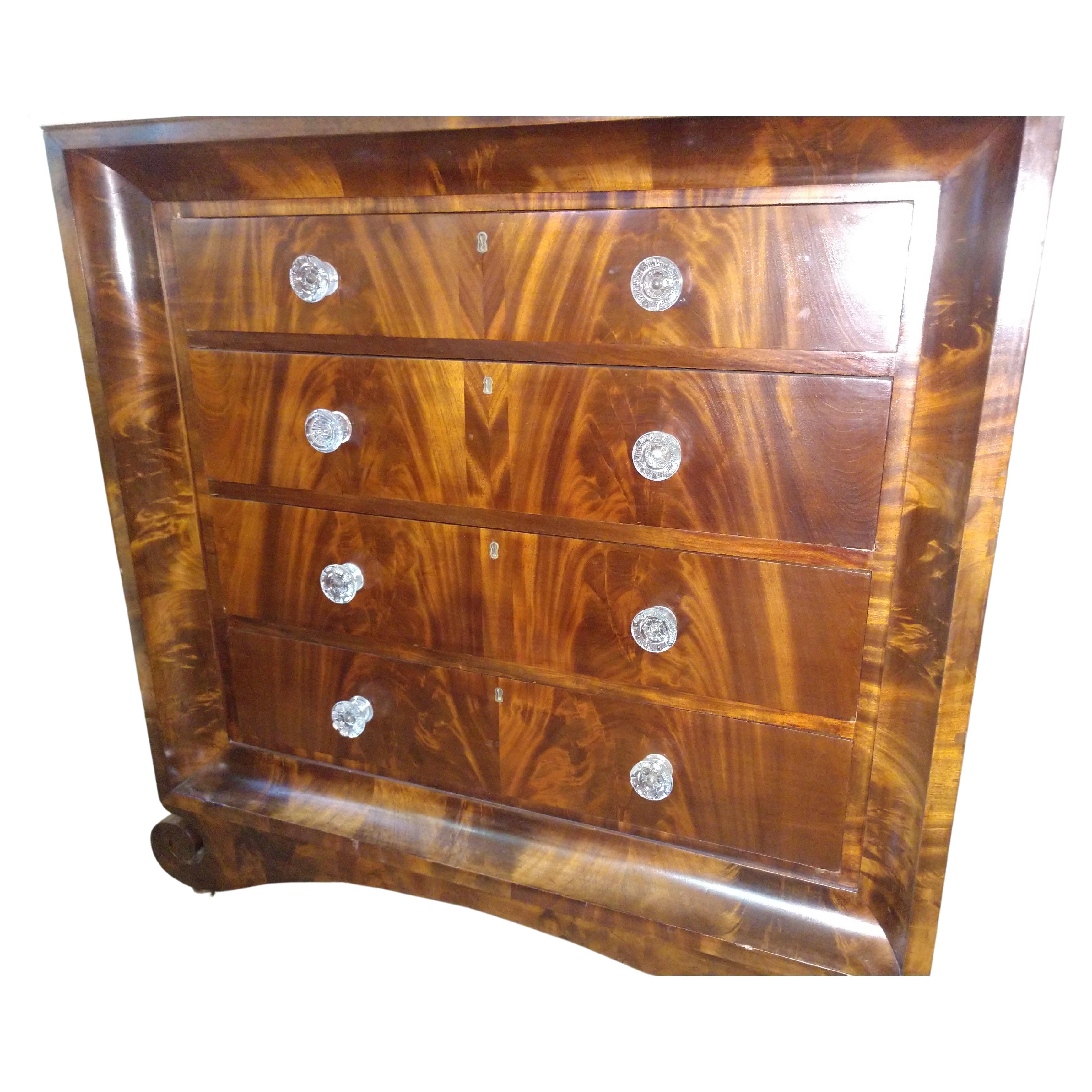 chest with mirror on top