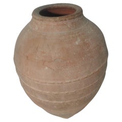 19th Century Terracotta Olive Storage Urn Mid Eastern European 