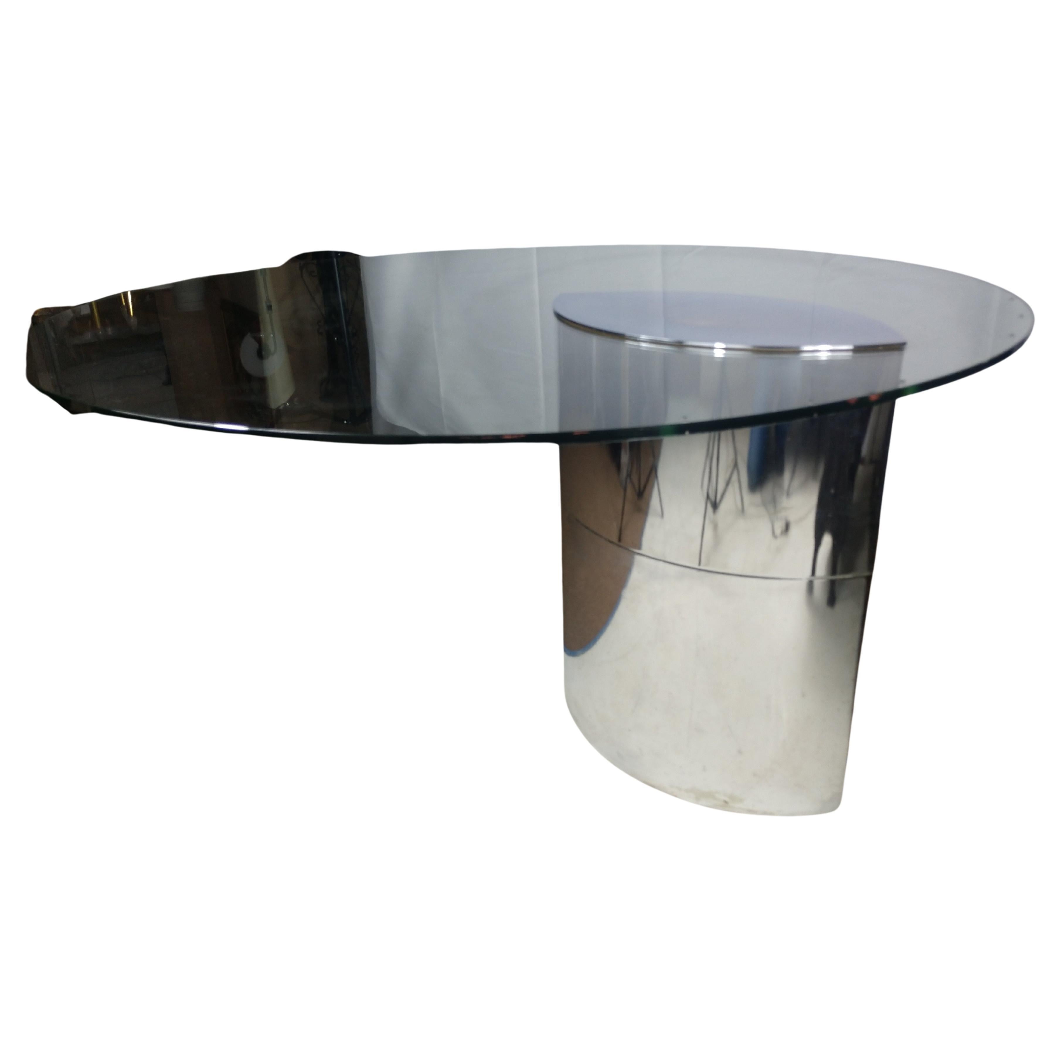 Modernist Cini Boeri for Knoll International Dining Table Desk In Good Condition For Sale In Port Jervis, NY