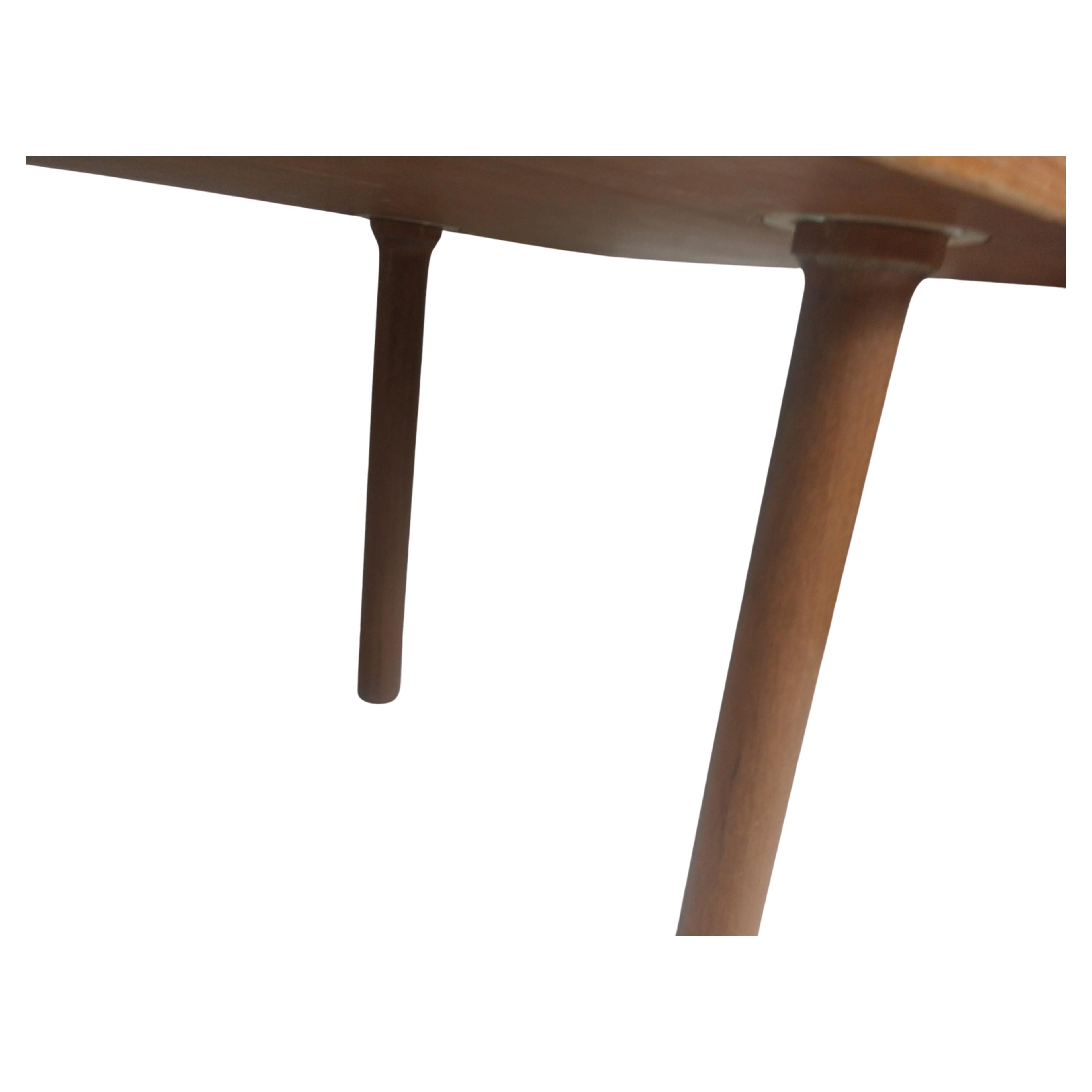 Hand-Crafted Mid Century Danish Modern Cocktail Table by Hans Wegner for Andreas Tuck For Sale