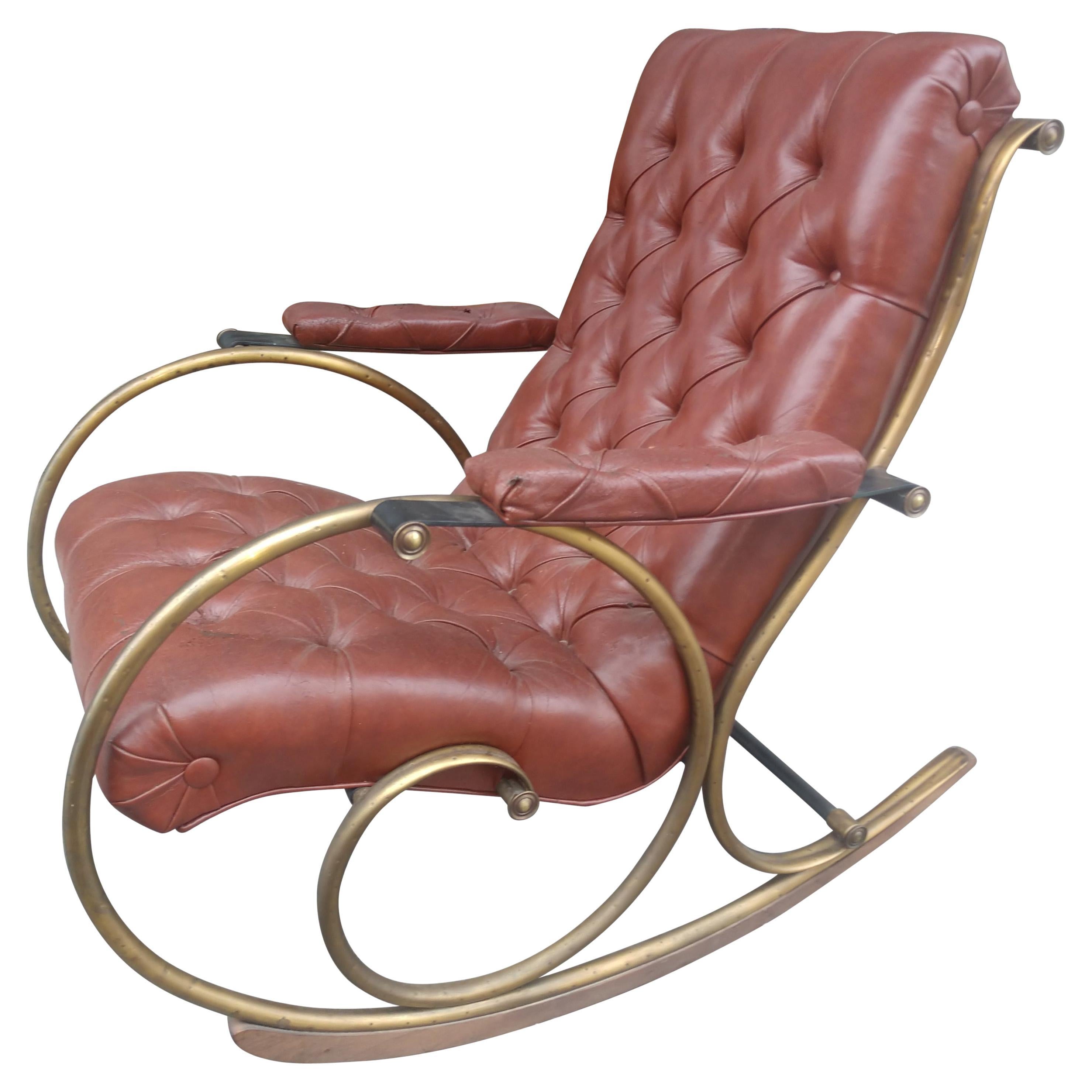 Mid-Century Modern Sculptural Rocker by Lee Woodard Pair Available