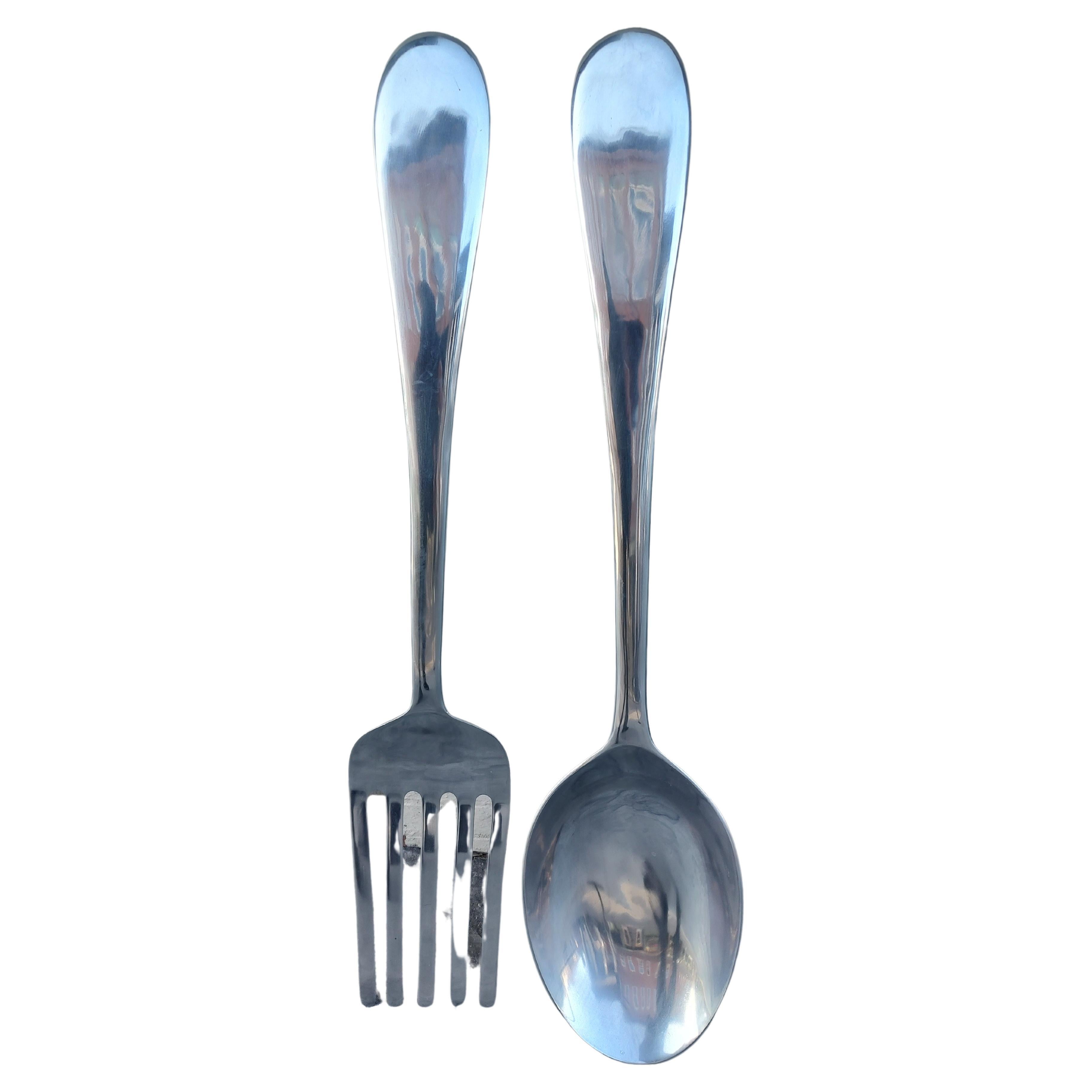 large spoon and fork wall decor